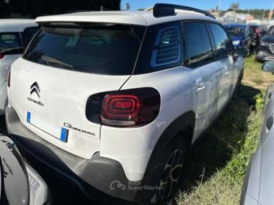 Citroen C3  2021 - c3 aircross 1.5 bluehdi shine s&s 120cv eat6 Bianco usata Legnano