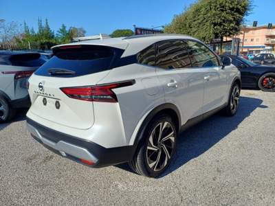 Nissan Qashqai 1300 MHEV TEKNA+ 158CV AUT TETTO CAM360° ITALIA Bianco usata Pistoia