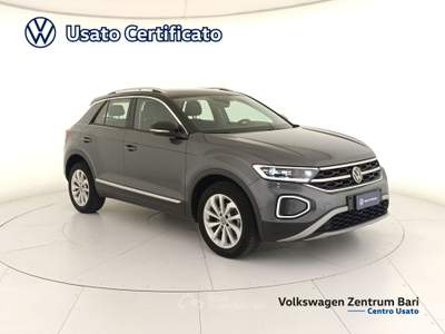 Volkswagen T-Roc 1.0 tsi style 110cv Grigio usata Bari