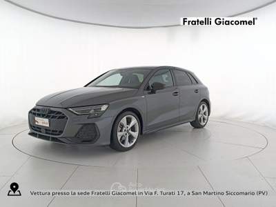 Audi A3 sportback 2.0 tdi s line edition 150cv s-tronic Grigio usata San Martino Siccomario