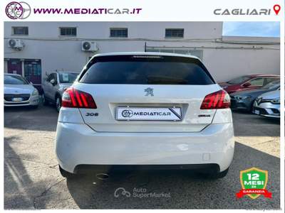 Peugeot 308 308 BlueHDi 130 S&S EAT8 Active Bianco usata Cagliari