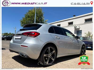 Mercedes-Benz Classe A A 200 d Automatic Sport NIGHT EDITION Argento usata Cagliari