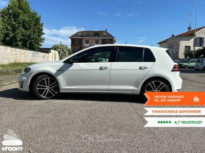 Volkswagen Golf Golf GTD 2.0 TDI DSG 5p. BlueMotion Technology Bianco usata Vigevano