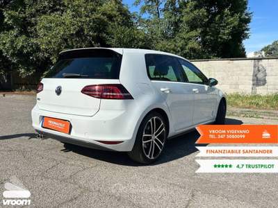Volkswagen Golf Golf GTD 2.0 TDI DSG 5p. BlueMotion Technology Bianco usata Vigevano