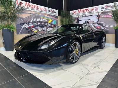 Ferrari 488 Spider 3.9 dct *Garanzia Power Ferrari* Nero usata Lesmo