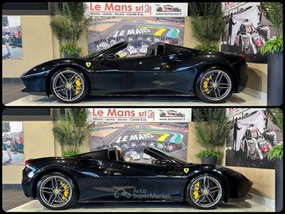 Ferrari 488 Spider 3.9 dct *Garanzia Power Ferrari* Nero usata Lesmo