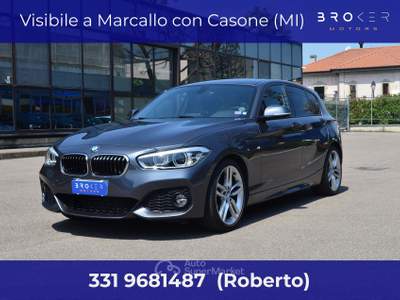BMW Serie 1 118d Msport 5p auto Grigio usata Marcallo con Casone