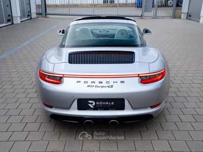 Porsche 911 991.2 4S Targa | Scarico Sound | Carbonio | LED Argento usata Roma