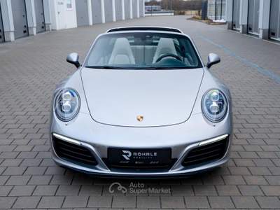 Porsche 911 991.2 4S Targa | Scarico Sound | Carbonio | LED Argento usata Roma