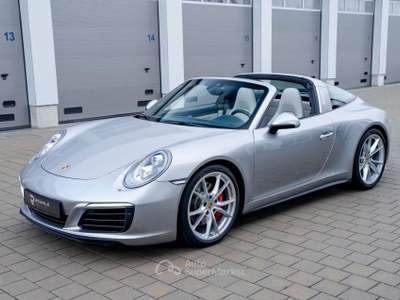 Porsche 911 991.2 4S Targa | Scarico Sound | Carbonio | LED Argento usata Roma
