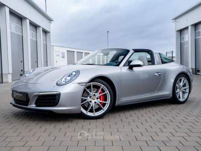 Porsche 911 991.2 4S Targa | Scarico Sound | Carbonio | LED Argento usata Roma