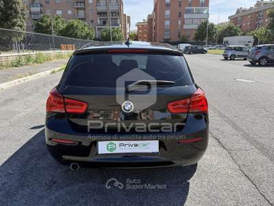 BMW Serie 1 118d BMW 118d 5p. Urban Nero usata Roma