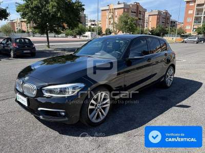BMW Serie 1 118d BMW 118d 5p. Urban Nero usata Roma