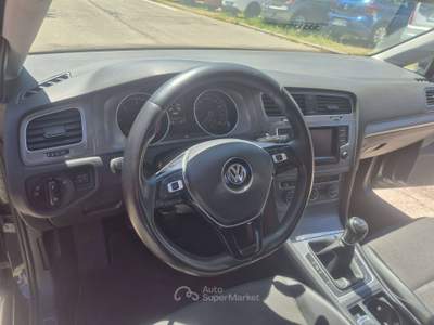 Volkswagen Golf Golf VII 2014 5p 1.6 tdi Comfortline Nero usata Fosso ghiaia