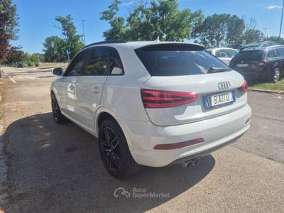 Audi Q3 Q3 I 2013 2.0 tdi Advanced Plus 140cv Bianco usata Fosso ghiaia