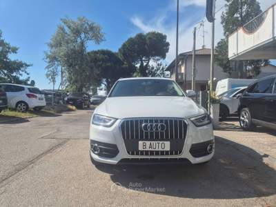 Audi Q3 Q3 I 2013 2.0 tdi Advanced Plus 140cv Bianco usata Fosso ghiaia