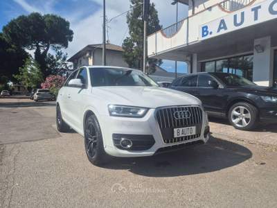 Audi Q3 Q3 I 2013 2.0 tdi Advanced Plus 140cv Bianco usata Fosso ghiaia