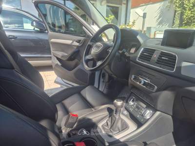 Audi Q3 Q3 I 2013 2.0 tdi Advanced Plus 140cv Bianco usata Fosso ghiaia