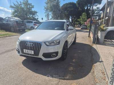 Audi Q3 Q3 I 2013 2.0 tdi Advanced Plus 140cv Bianco usata Fosso ghiaia