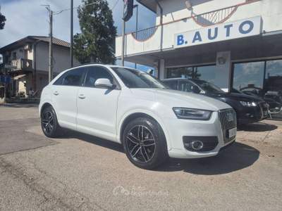 Audi Q3 Q3 I 2013 2.0 tdi Advanced Plus 140cv Bianco usata Fosso ghiaia