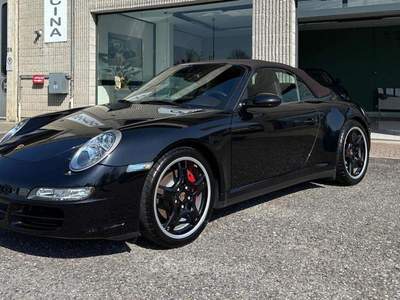 Porsche 911 Carrera 4S Cabriolet "BOOK SERVICE PORSCHE" Nero usata Seriate