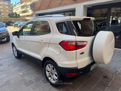 Ford EcoSport EcoBoost 125CV Titanium Bianco usata Roma