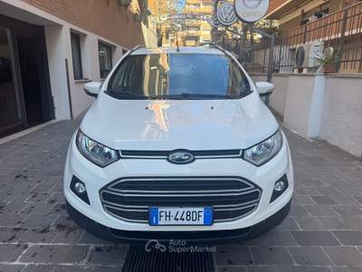 Ford EcoSport EcoBoost 125CV Titanium Bianco usata Roma