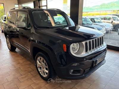 Jeep Renegade 2.0 mjt Limited 4wd 140cv auto*TAGLIANDI CERTIFICATI Nero usata Carvico