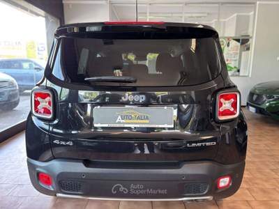 Jeep Renegade 2.0 mjt Limited 4wd 140cv auto*TAGLIANDI CERTIFICATI Nero usata Carvico