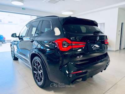 BMW X3 xdrive20d mhev 48V Msport auto TETTO Nero usata San Michele Salentino