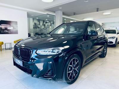 BMW X3 xdrive20d mhev 48V Msport auto TETTO Nero usata San Michele Salentino