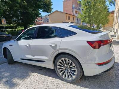 Audi e-tron S Line Edition 55 Bianco usata Novara