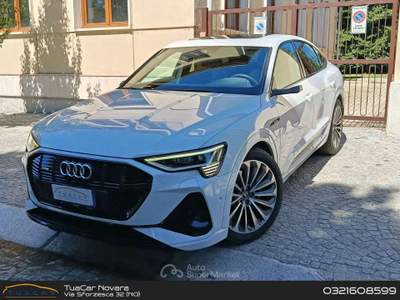 Audi e-tron S Line Edition 55 Bianco usata Novara