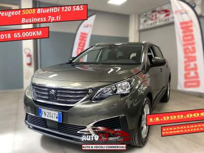 Peugeot 5008 S&S Business 7p.ti Argento usata Prato