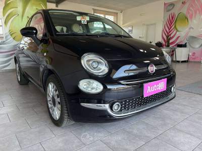 Fiat 500 500 III 2017 1.2 Lounge 69cv TETTO PANORAMICO - SENZA OBBLIGO DI FINANZIAMENTO Nero usata Terracina