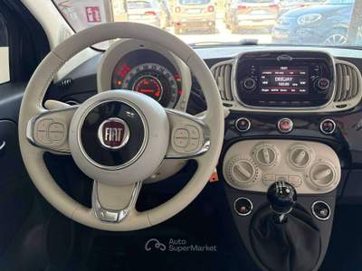 Fiat 500 500 III 2017 1.2 Lounge 69cv TETTO PANORAMICO - SENZA OBBLIGO DI FINANZIAMENTO Nero usata Terracina