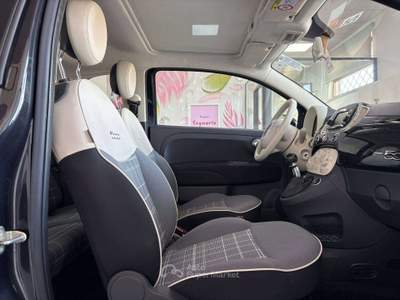 Fiat 500 500 III 2017 1.2 Lounge 69cv TETTO PANORAMICO - SENZA OBBLIGO DI FINANZIAMENTO Nero usata Terracina