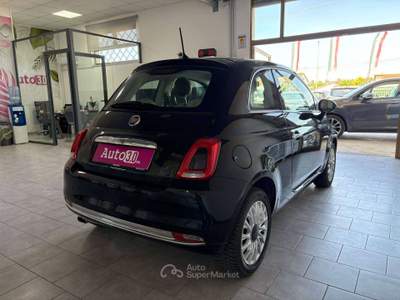 Fiat 500 500 III 2017 1.2 Lounge 69cv TETTO PANORAMICO - SENZA OBBLIGO DI FINANZIAMENTO Nero usata Terracina