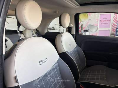 Fiat 500 500 III 2017 1.2 Lounge 69cv TETTO PANORAMICO - SENZA OBBLIGO DI FINANZIAMENTO Nero usata Terracina