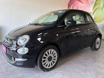 Fiat 500 500 III 2017 1.2 Lounge 69cv TETTO PANORAMICO - SENZA OBBLIGO DI FINANZIAMENTO Nero usata Terracina
