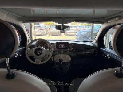 Fiat 500 500 III 2017 1.2 Lounge 69cv TETTO PANORAMICO - SENZA OBBLIGO DI FINANZIAMENTO Nero usata Terracina