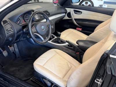 BMW Serie 1 120d 120d Futura Cabrio Nero usata Caresanablot
