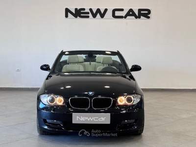 BMW Serie 1 120d 120d Futura Cabrio Nero usata Caresanablot