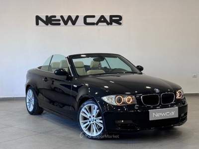 BMW Serie 1 120d 120d Futura Cabrio Nero usata Caresanablot