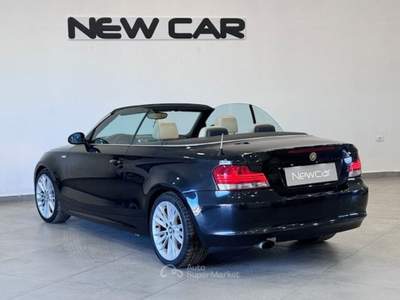 BMW Serie 1 120d 120d Futura Cabrio Nero usata Caresanablot
