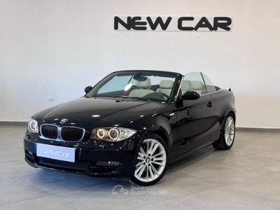 BMW Serie 1 120d 120d Futura Cabrio Nero usata Caresanablot