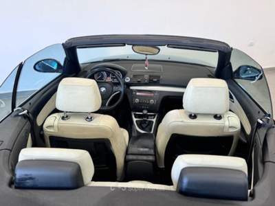 BMW Serie 1 120d 120d Futura Cabrio Nero usata Caresanablot