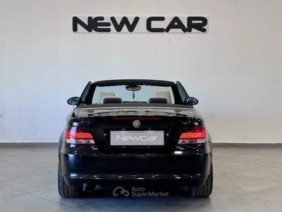 BMW Serie 1 120d 120d Futura Cabrio Nero usata Caresanablot