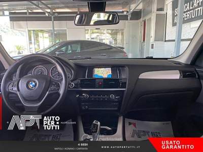 BMW X3 X3 sdrive18d auto my16 Nero usata Carrara