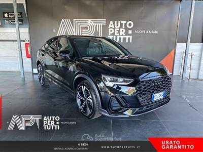 Audi Q3 Q3 Sportback 35 1.5 tfsi Identity Black s-tronic usata Napoli